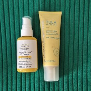 Lightweight Sunscreen Duo (Tula and Kiehl's)